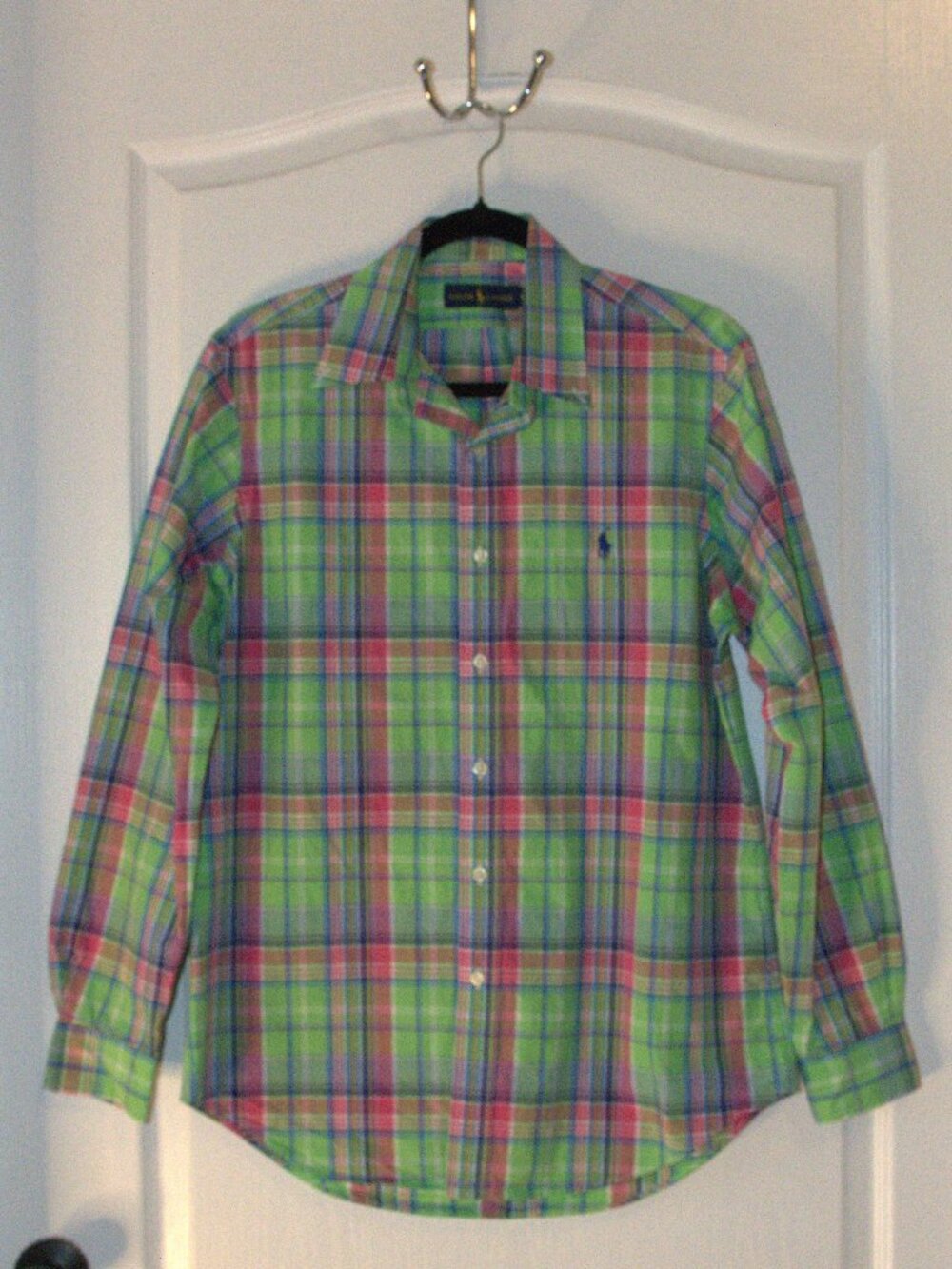 Polo Ralph Lauren Men's Long Sleeve Button Down Shirt Plaid size Medium